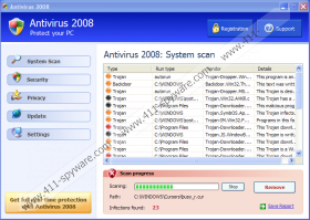 Remove Antivirus 2008 Antivirus 2008